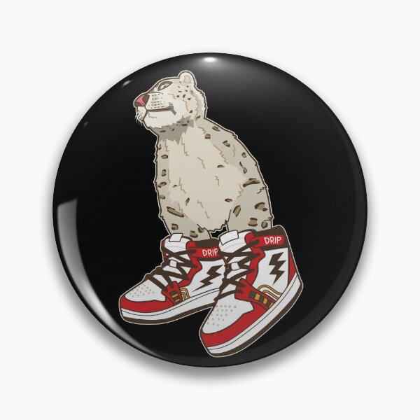 Item preview, Snow leopard with drip shoes designed and sold by Rzera-.