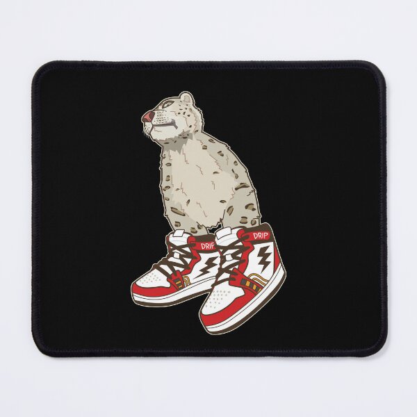 Item preview, Snow leopard with drip shoes designed and sold by Rzera-.