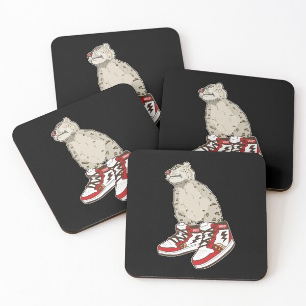 Item preview, Snow leopard with drip shoes designed and sold by Rzera-.
