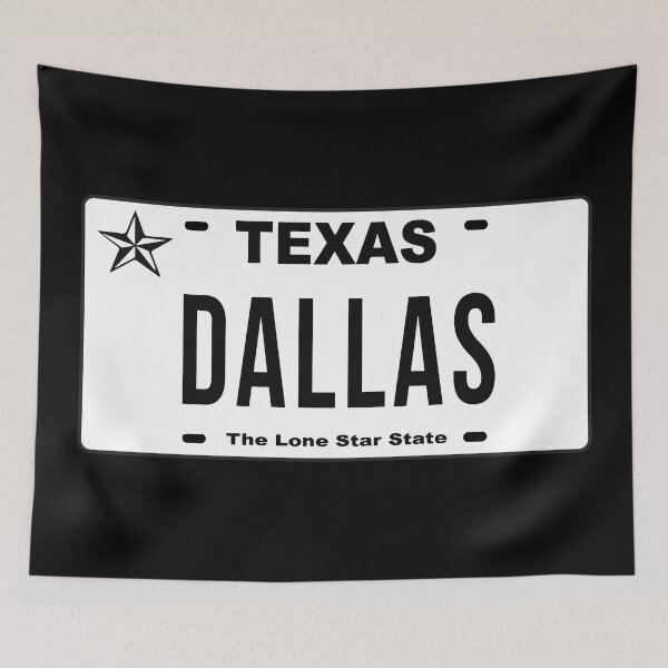 Item preview, Dallas Texas License Plate designed and sold by BahayProduction.