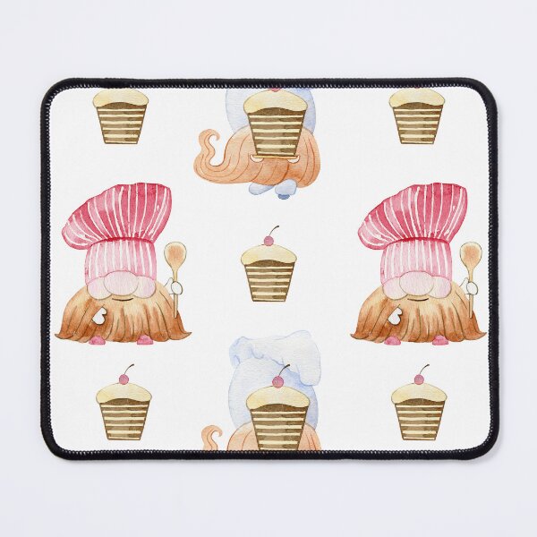 Item preview, Watercolor cute chef gnomes designed and sold by tapilipa.