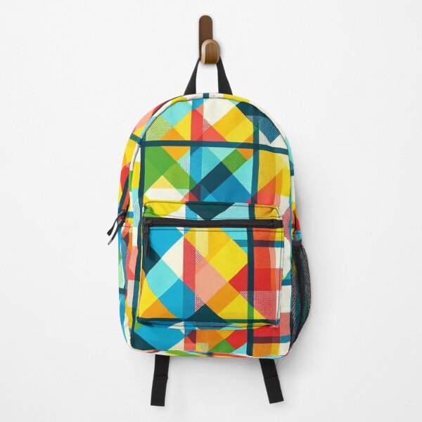 Item preview, Multi-Colored Checkered Print Pattern designed and sold by PinUpPizzazz.