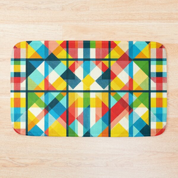 Item preview, Multi-Colored Checkered Print Pattern designed and sold by PinUpPizzazz.