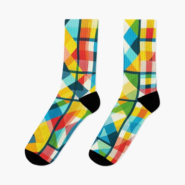 Item preview, Multi-Colored Checkered Print Pattern designed and sold by PinUpPizzazz.
