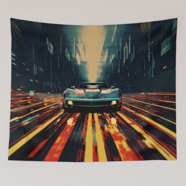 Item preview, AI Glitch Corvette 06 - Hart Front  designed and sold by JoanNinjaHen.