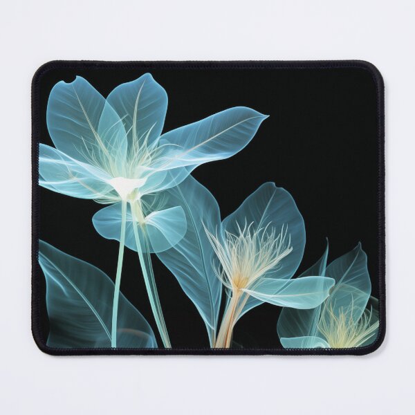 Item preview, Blue Yellow Xray Flowers designed and sold by CampfireCove.