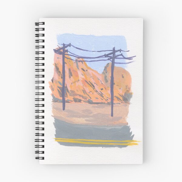 Item preview, Pink Mountain Powerlines Landscape designed and sold by Punkylynne.