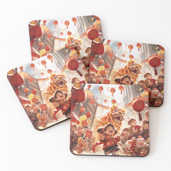 Item preview, Chinese New Year celebration with a beautiful lion dance designed and sold by Petschar.