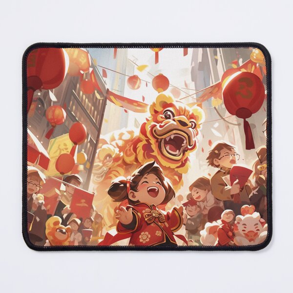 Item preview, Chinese New Year celebration with a beautiful lion dance designed and sold by Petschar.