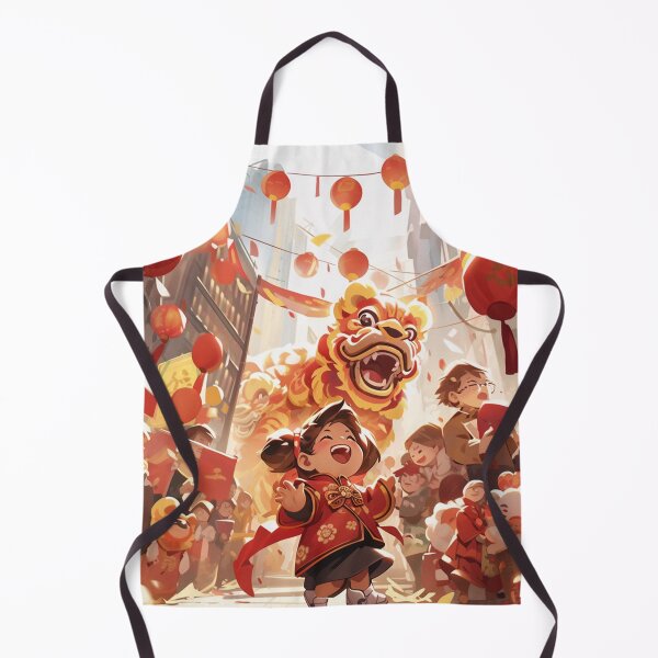 Item preview, Chinese New Year celebration with a beautiful lion dance designed and sold by Petschar.