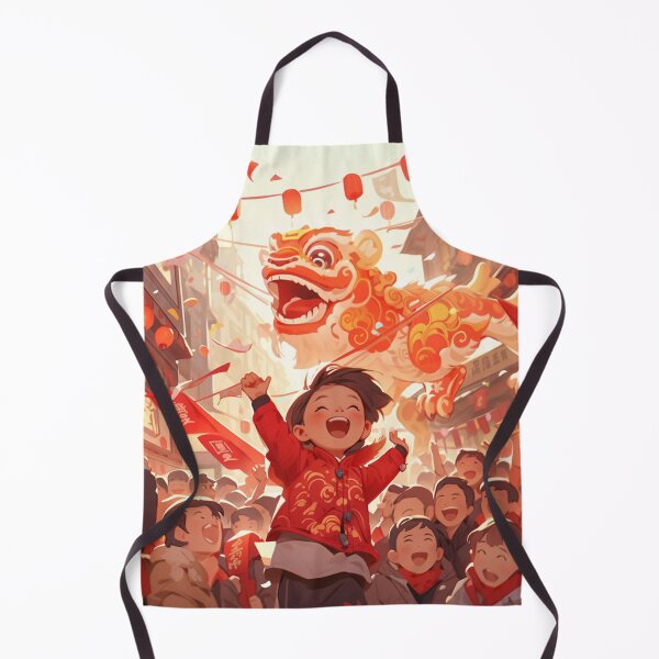 Item preview, Chinese New Year celebration with flying lion dances designed and sold by Petschar.