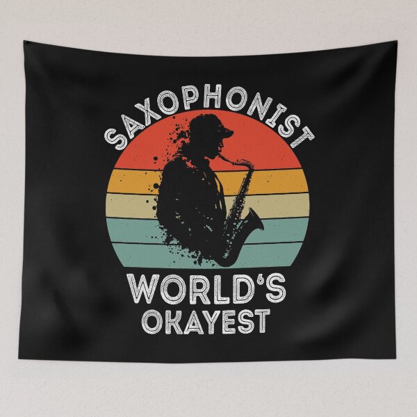 Item preview, Worlds Okayest Saxophonist designed and sold by Blok45.