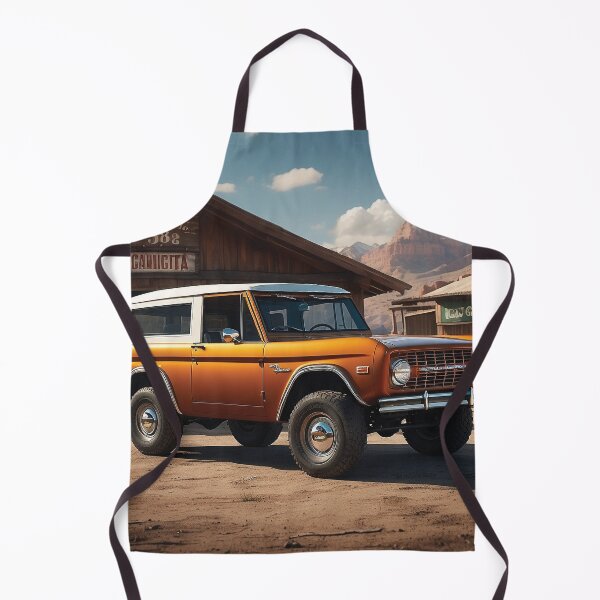 Item preview, Orange White 1968 Ford Bronco designed and sold by Random Designs.