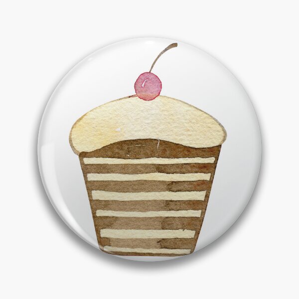Artikelvorschau, Watercolor cupcake entworfen und verkauft von tapilipa.