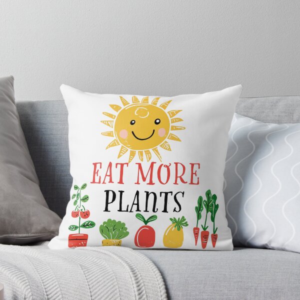 Item preview, Sunny 'Eat More' Garden Veggies Illustration designed and sold by Mark  Brown.