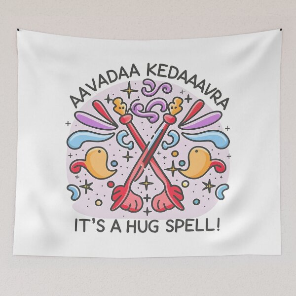 Item preview, Magical Wand: Avada Kedavra, just kidding, it's a hug spell! designed and sold by Dungeon-Depot.