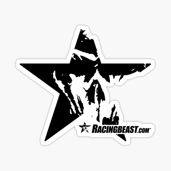 Logo Racingbeast.com (black) Sticker