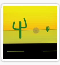 Deserted Sticker