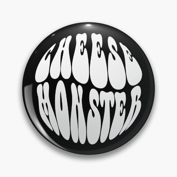 Item preview, Cheese Monster Text Monochrome Black designed and sold by Meepuruproject.