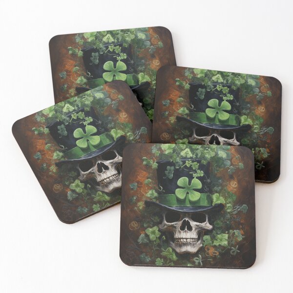 Item preview, Funny St. Patrick's Day Irish Skull designed and sold by CamilleNorris.
