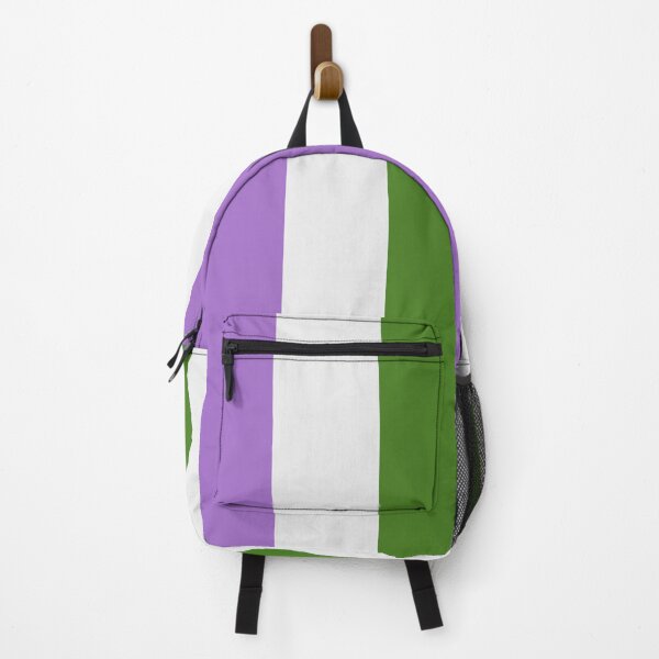 Item preview, Vertical Repeating Genderqueer Pride Flag Pattern designed and sold by LiveLoudGraphic.