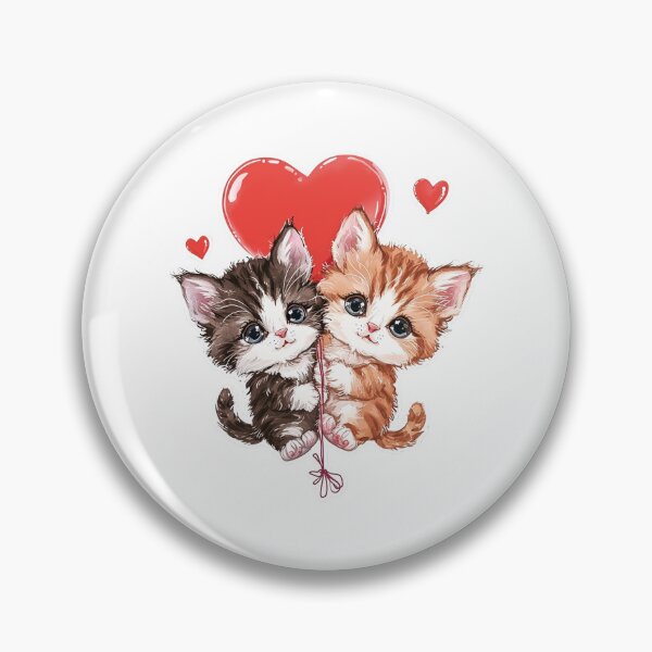 Item preview, Cats and Heart, Love Valentines Day designed and sold by DigiHouse.