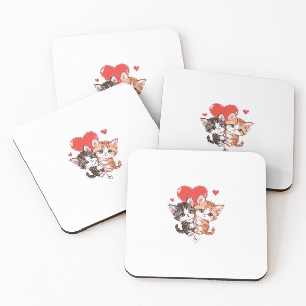 Item preview, Cats and Heart, Love Valentines Day designed and sold by DigiHouse.