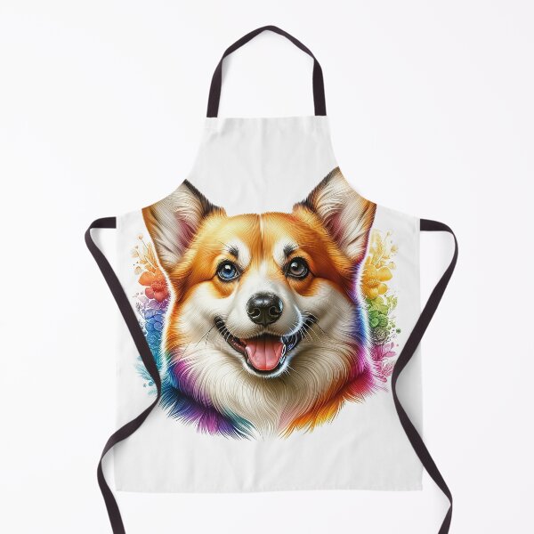 Item preview, Regal Rainbow Corgi Dog designed and sold by FunArt4Everyone.