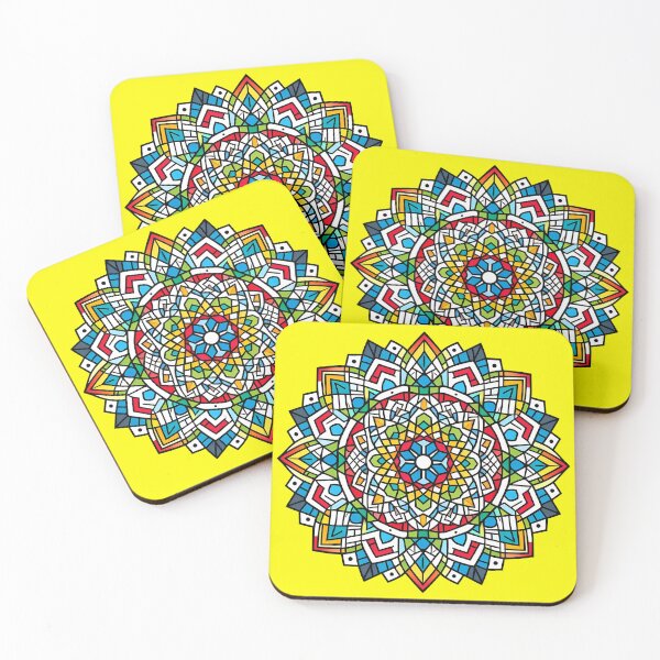 Item preview, Abstract colorful mandala designed and sold by REALDesign-Shop.