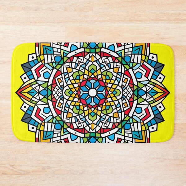 Item preview, Abstract colorful mandala designed and sold by REALDesign-Shop.