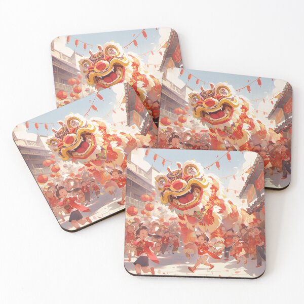 Item preview, Lion dances are danced at Chinese New Year events designed and sold by Petschar.