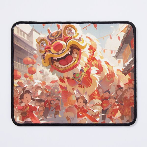 Item preview, Lion dances are danced at Chinese New Year events designed and sold by Petschar.