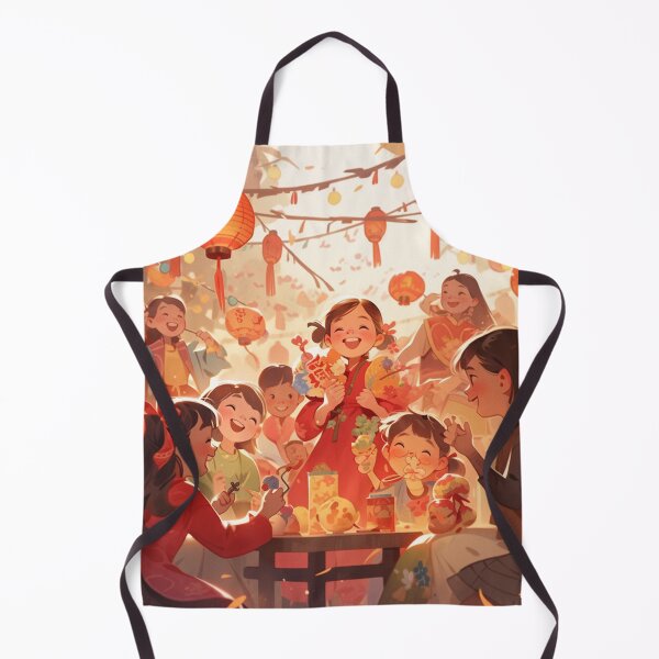 Item preview, Cheerful faces of children at Chinese New Year celebrations designed and sold by Petschar.
