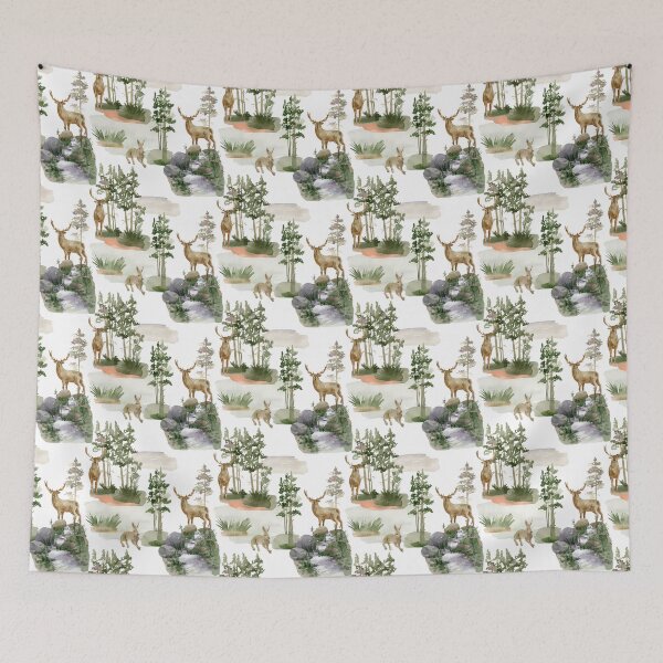 Item preview, Watercolor forest designed and sold by tapilipa.