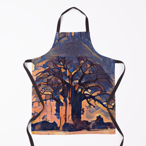 Item preview, Namibia Baobab Tree Abstract Painting  designed and sold by Sizani.