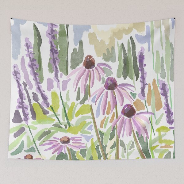Item preview, The Echinacea Purpurea flower designed and sold by Saladeis-draw.