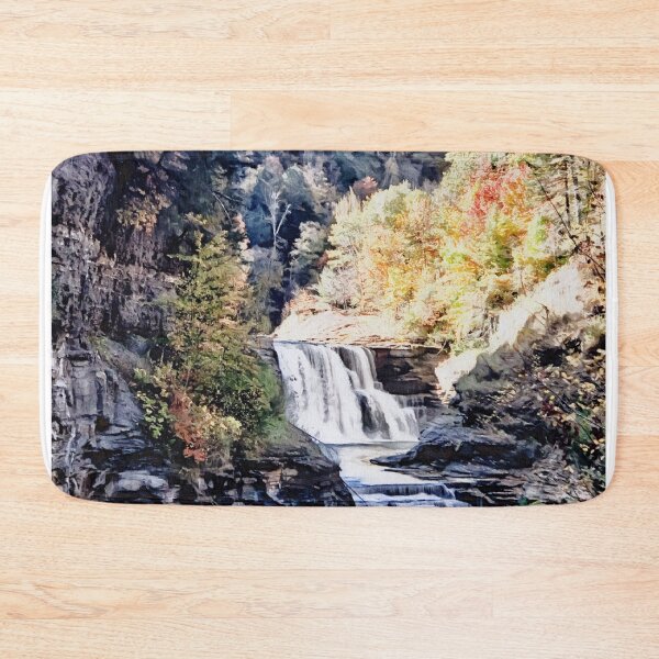 Item preview, Letchworth Lower Waterfall designed and sold by CampfireCove.