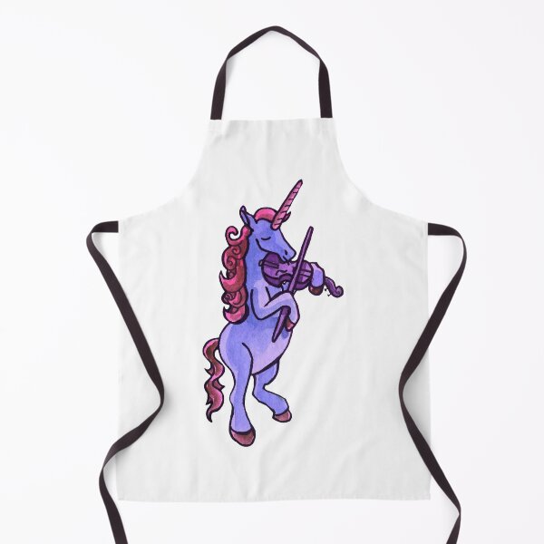 Item preview, Unicorn Plays Violin in the Heart of the City designed and sold by Katie Atkin.