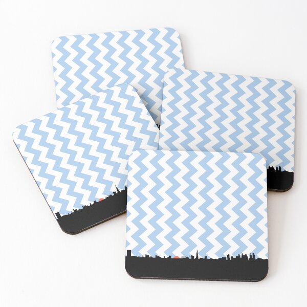 Item preview, London Skyline Blue Zigzag designed and sold by jezkemp.