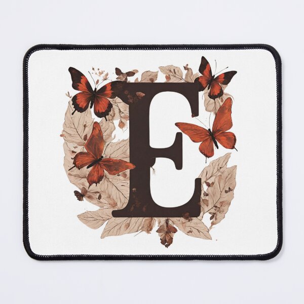 Item preview, Letter E with butterflies designed and sold by Shinery2023.