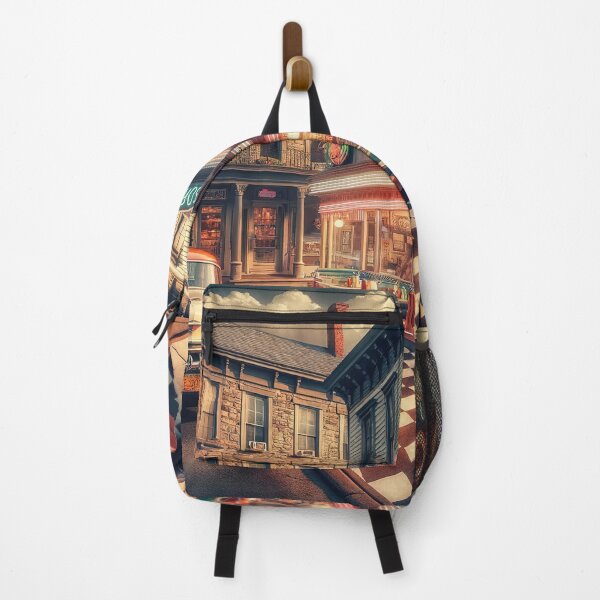 Item preview, Nostalgic Americana Diner designed and sold by FIYARO.