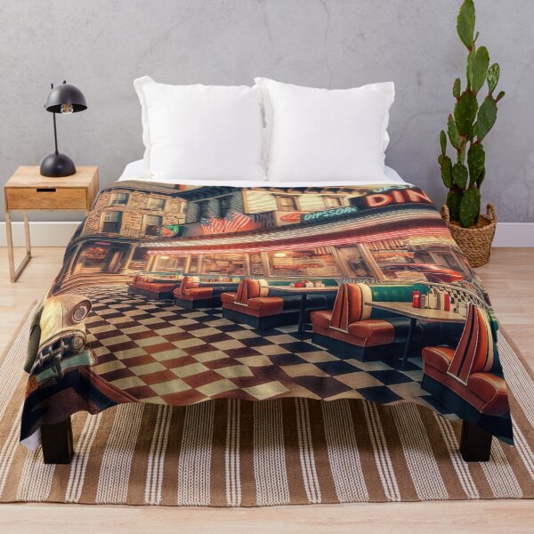 Item preview, Nostalgic Americana Diner designed and sold by FIYARO.