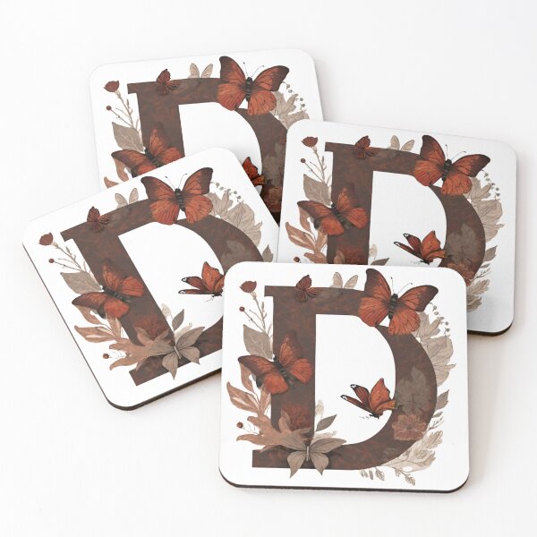 Item preview, Letter D with butterflies designed and sold by Shinery2023.
