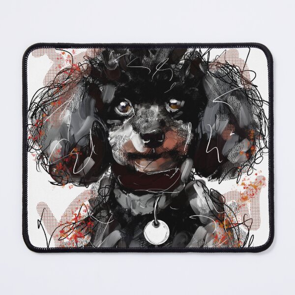Item preview, Black Toy Poodle designed and sold by TraceyMackieArt.