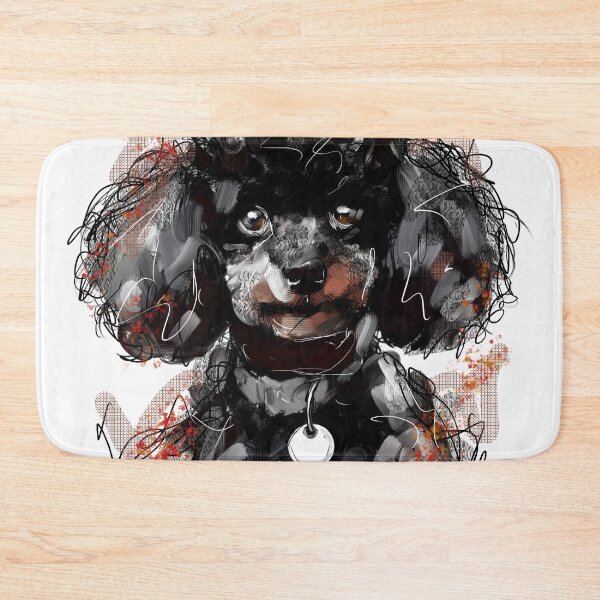 Item preview, Black Toy Poodle designed and sold by TraceyMackieArt.