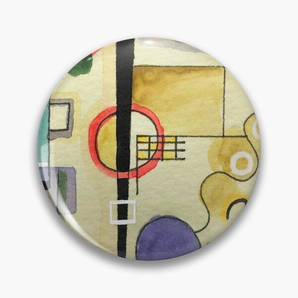 Item preview, Kandinsky Inspired Painting designed and sold by Katie Atkin.