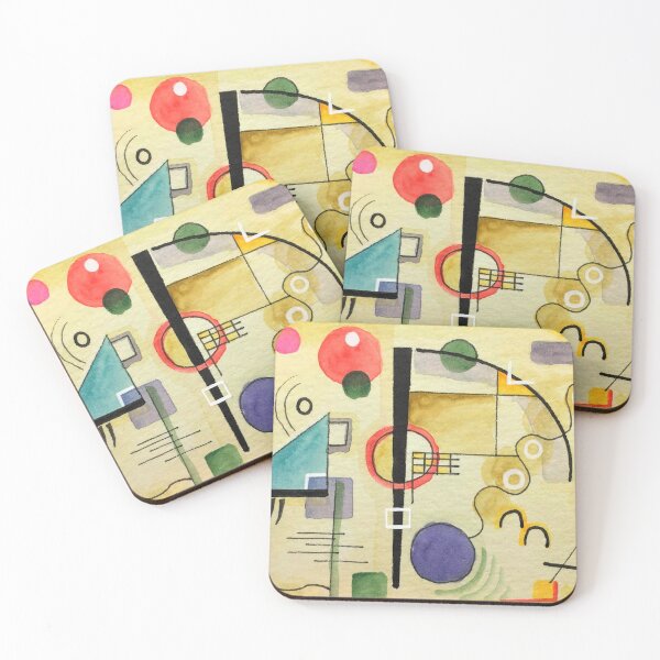 Item preview, Kandinsky Inspired Painting designed and sold by Katie Atkin.