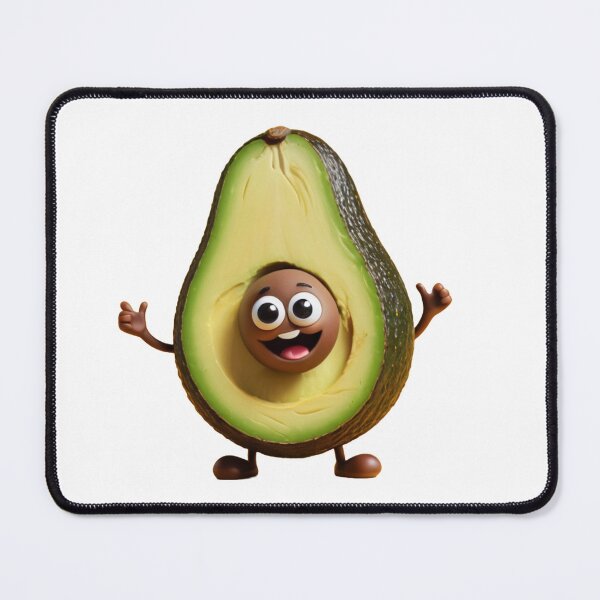 Item preview, Happy Avocado Character - A Fun Representation of Healthy Eating designed and sold by DotsAndDesigns.