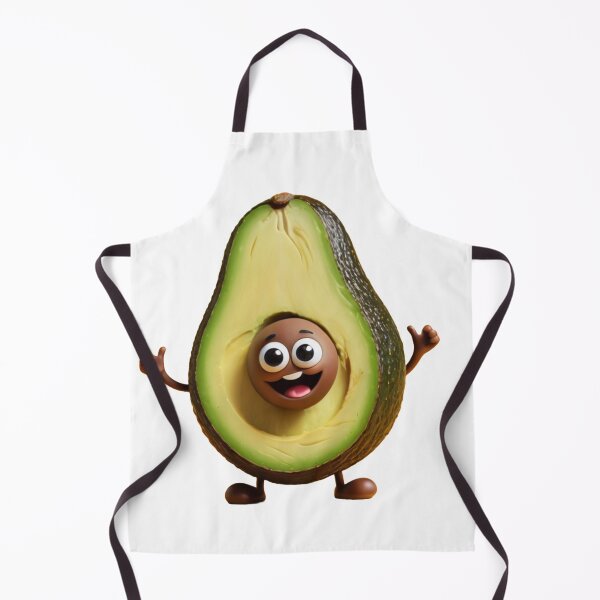 Item preview, Happy Avocado Character - A Fun Representation of Healthy Eating designed and sold by DotsAndDesigns.