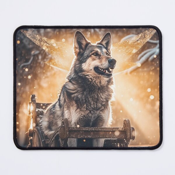 Item preview, Tamaskan Wolfdog In A Magical Forest designed and sold by Nocturne Paws.